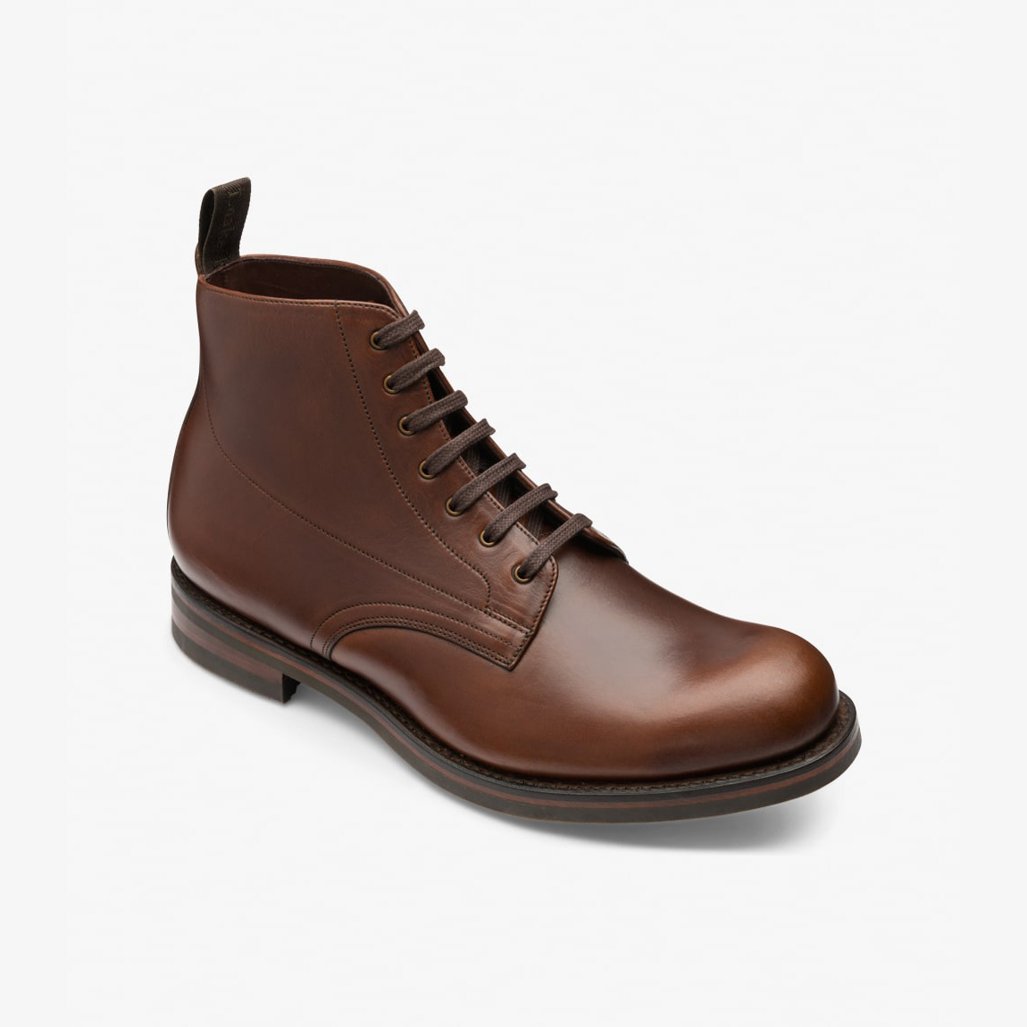 Loake Hebden Brown Chromexcel Leather Derby Boot - Bowhill & Elliott