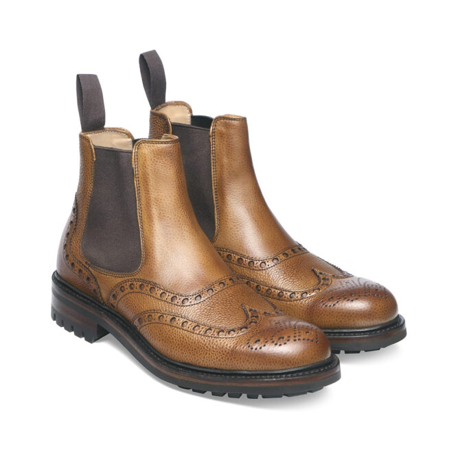 Cheaney Tamar Almond Grain Country Calf Chelsea Boot