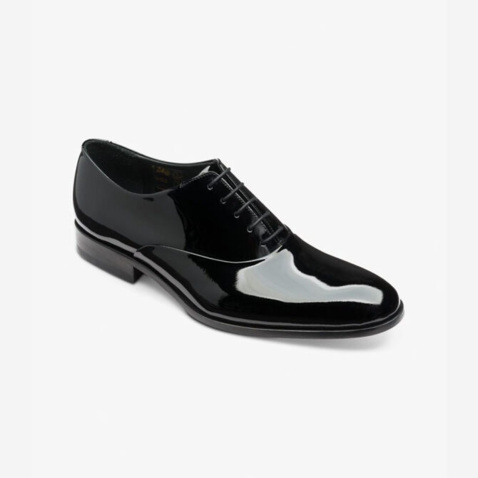 Loake Patent	Black Dress Shoe