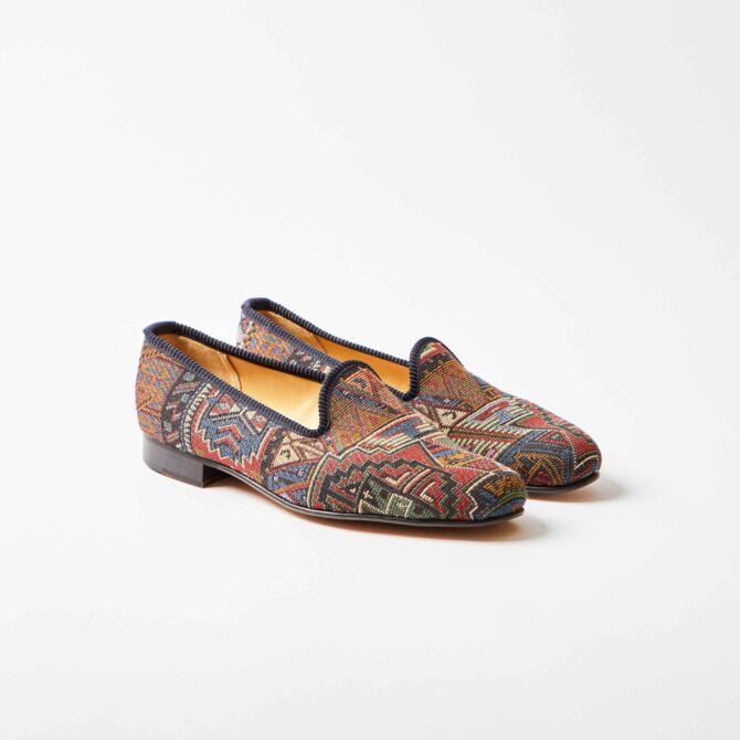 Aztec Fabric Venetian Slippers