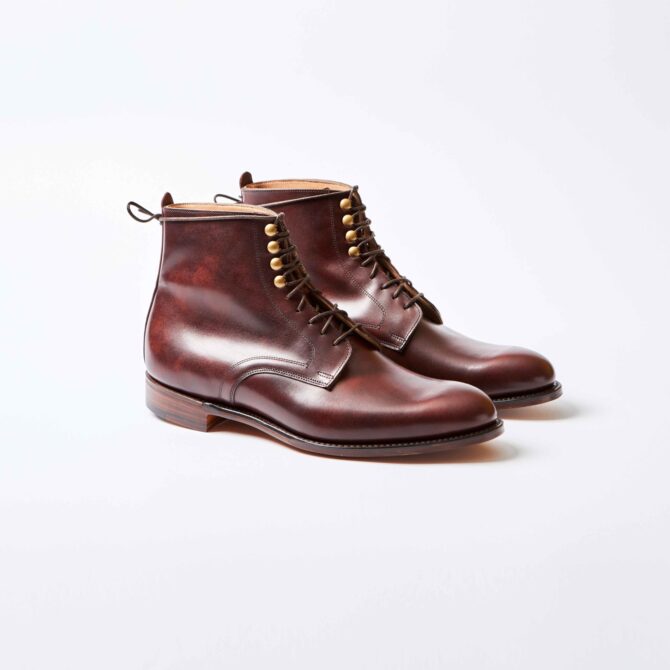 Cheaney for Bowhill & Elliot Kings Brown Museum Calf Boot