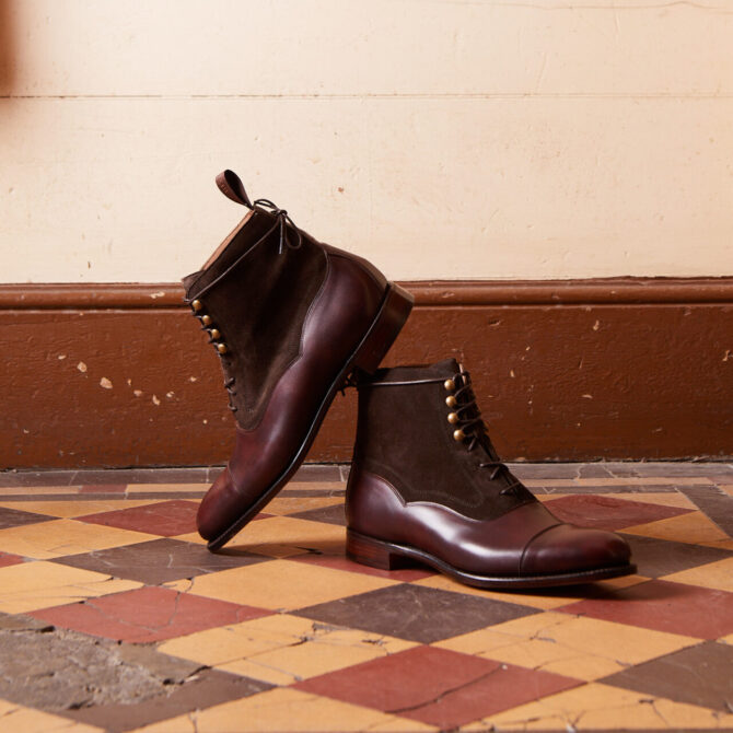 Cheaney for Bowhill & Elliot Elkington Brown Museum Calf Boot