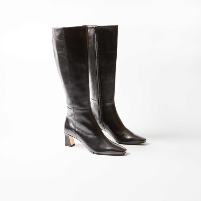 Brunate Vedo Black Nappa Knee High Boot